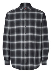 SEVEN SEAS - Chemisier Flanel S64 Gris Foncé